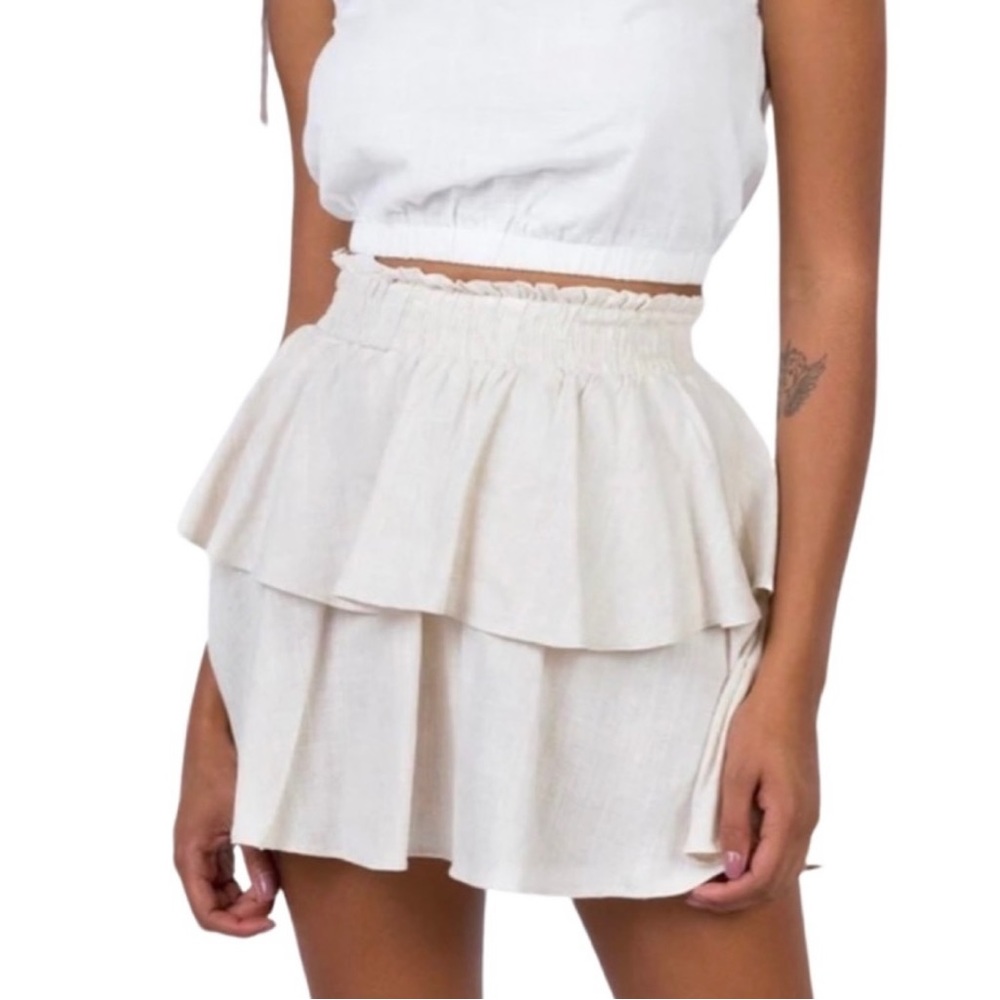 Princess Polly Tan Skirt